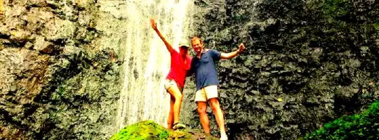 Balade des 3 cascades à Raiatea