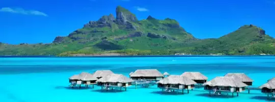 Bora Bora : hôtel de luxe sur le lagon
